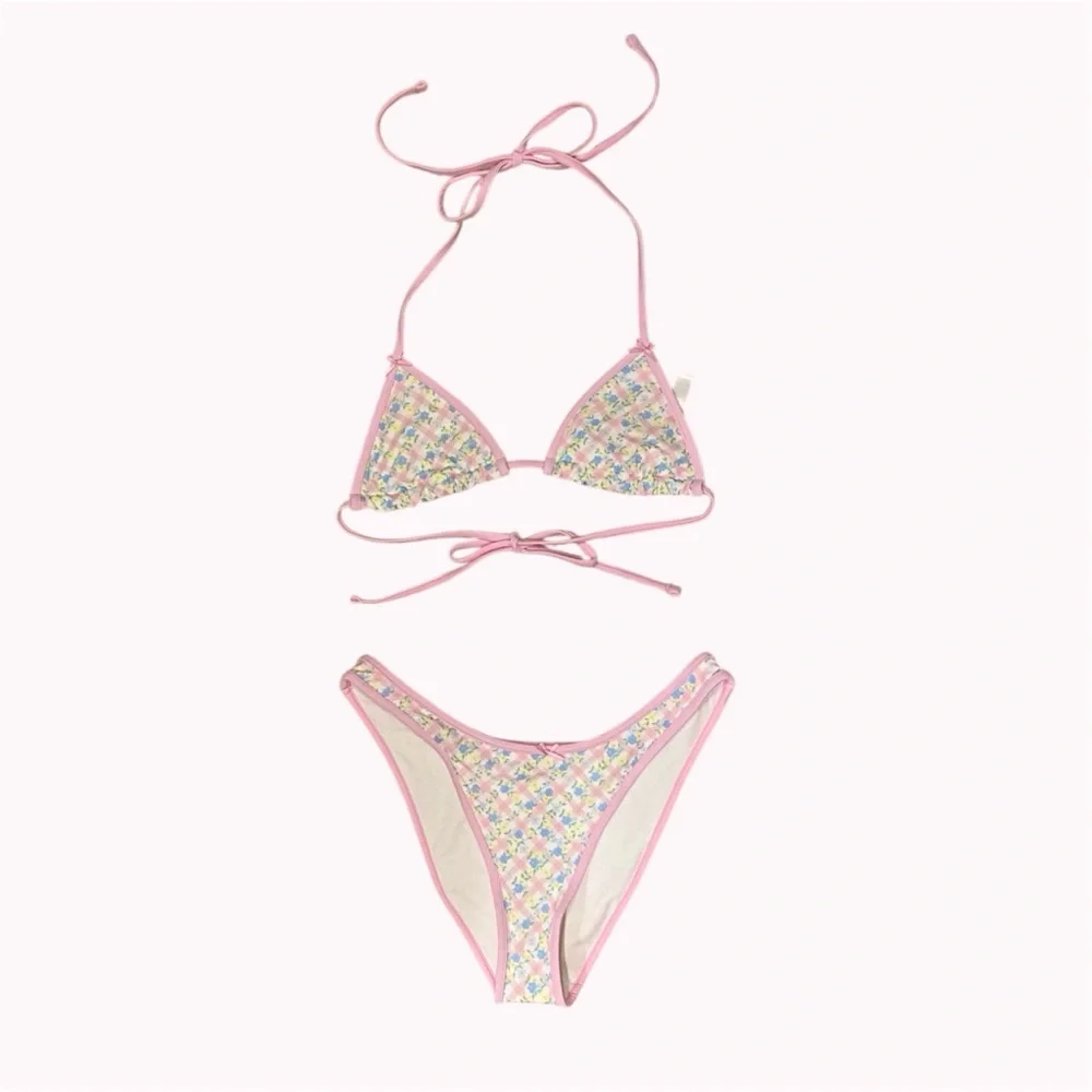 PINK by Frankies Bikinis Cape May Bikini Top + Golden Hour Cheeky Bikini Bottom